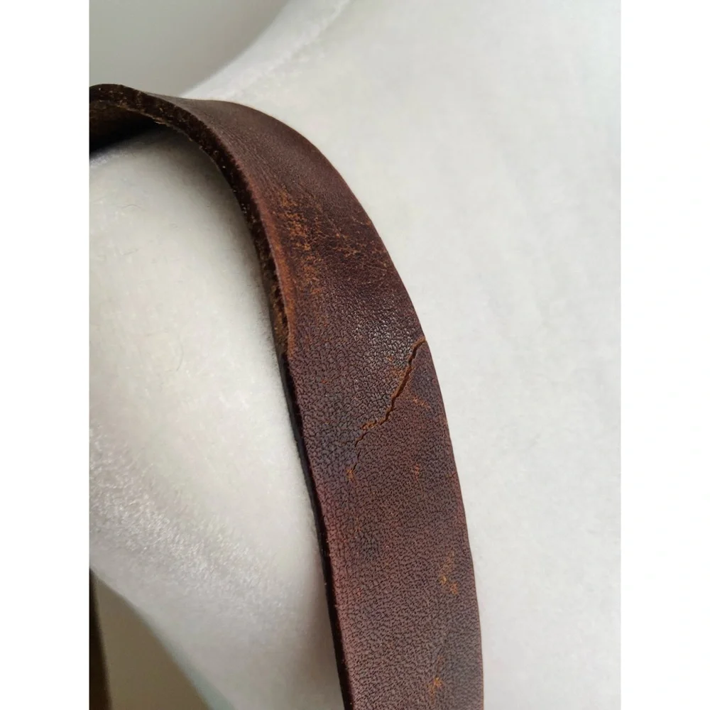 70s Vintage Boho Leather Bag - Picture 7 of 10